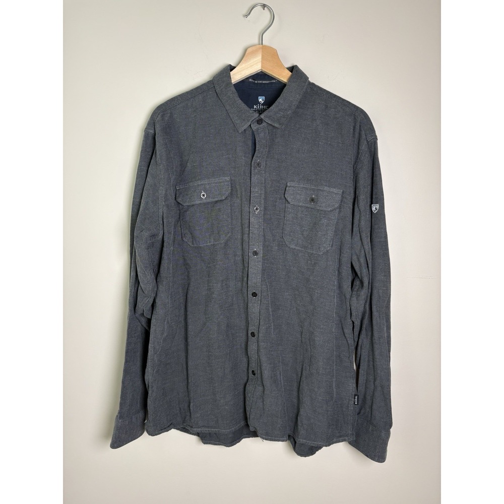 Kuhl Men's Descendr Shirt Dark Gray Size XL